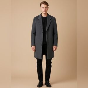 $170 Mode of One Mens Regular-Fit Single-Breasted Top Coat